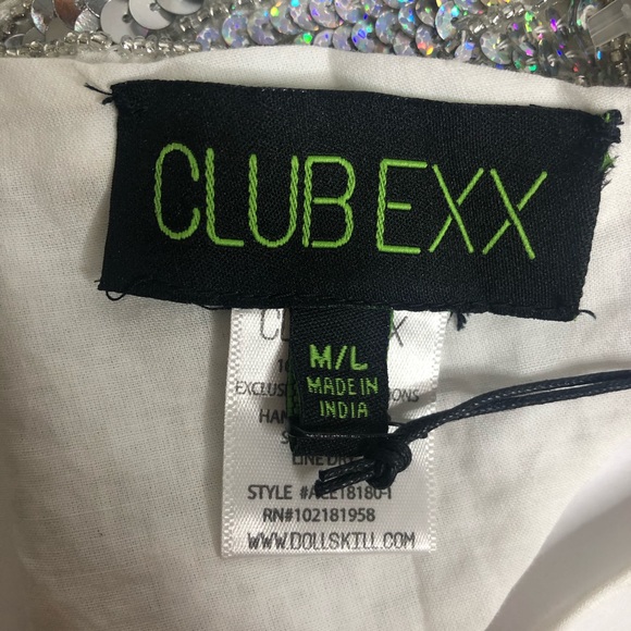 SOLD Dolls Kill Cosmic Playa Dreamin Butterfly Top - Picture 10 of 12